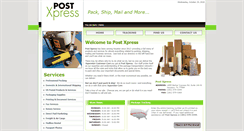 Desktop Screenshot of post-xpress.com